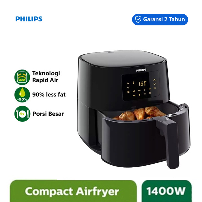 Philips Air Fryer HD9270/90 - Hitam